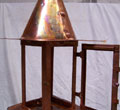 Arts Crafts Lamp Detail